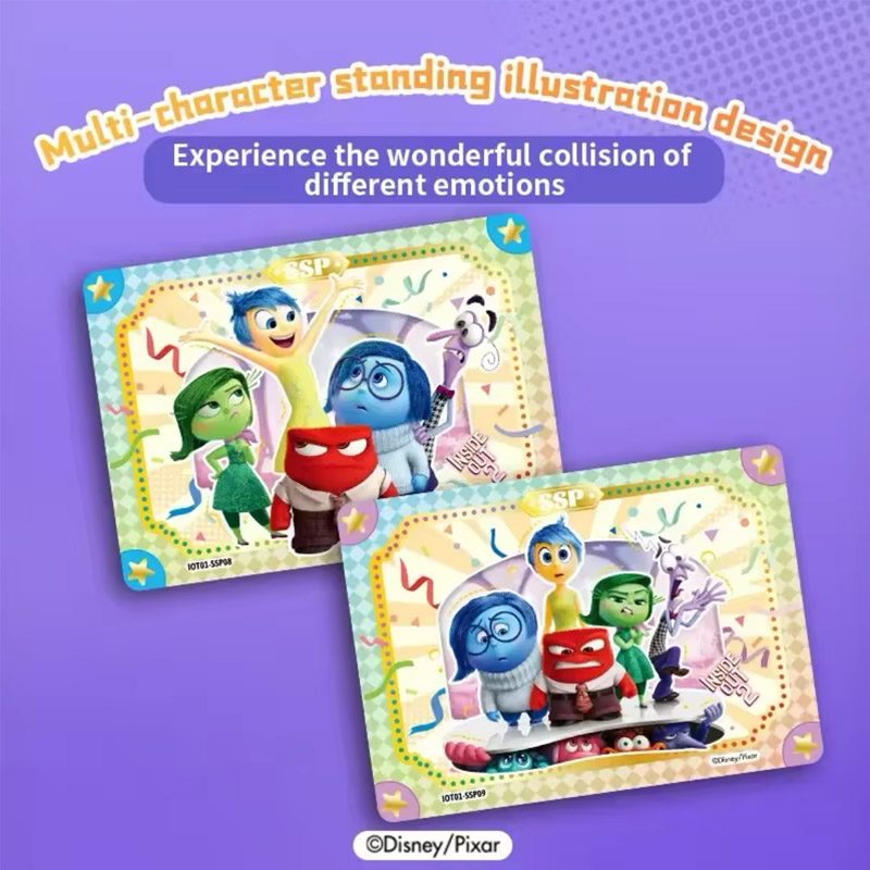 Disney Cardfun Inside Out 2 Vice Et Versa 2 Boite 10 Boosters 4 Cartes